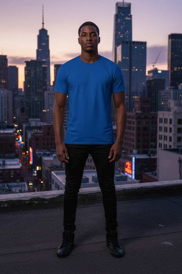 Rise Above Royal Blue Front