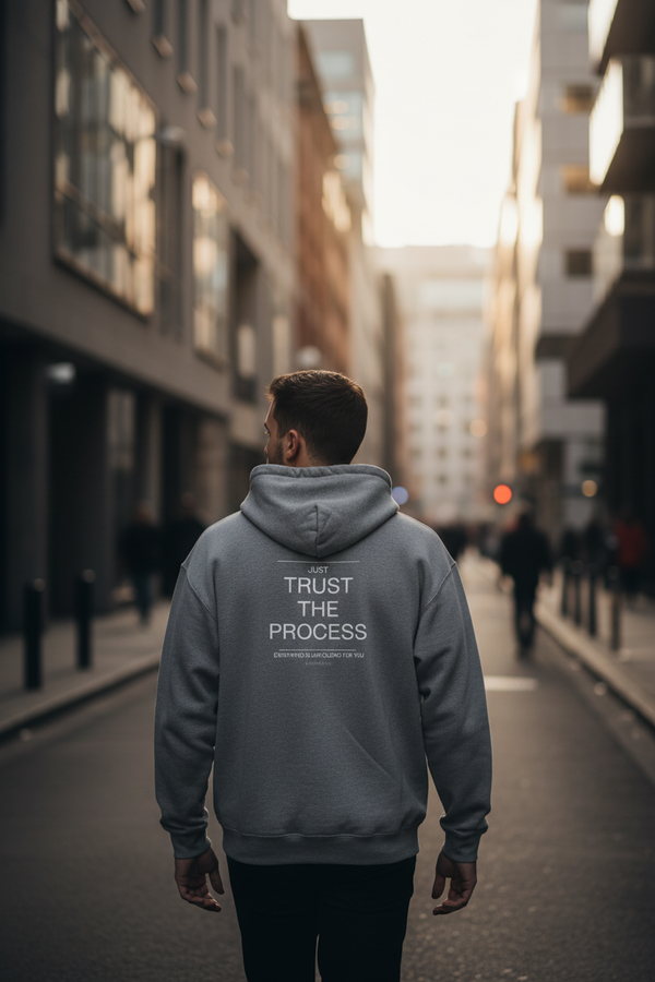 Trust The Process Grey Back