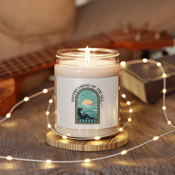 MA Designer scented soy candle 9oz with lid
