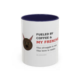 French Bulldog accent mug close-up view