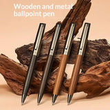 Wooden metal pen set gift box packaging