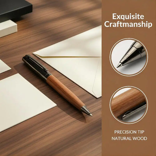 Business gift pen set close-up detail