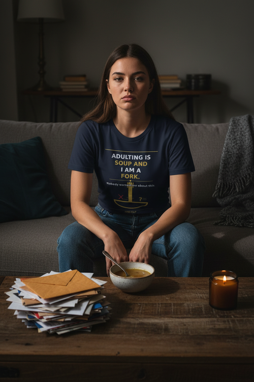 Adulting Is Soup Navy Female