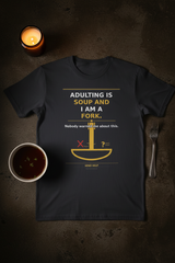 Adulting Is Soup - Slate Flat Lay