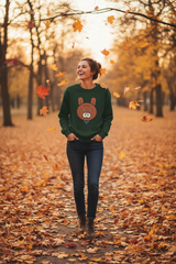 Bunny Crewneck Green Lifestyle