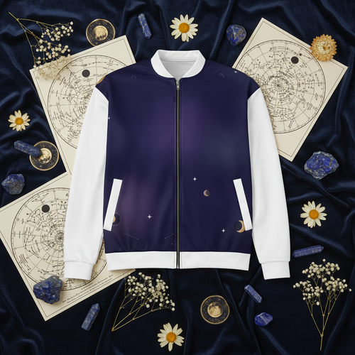Celestial Bomber Flat-Lay