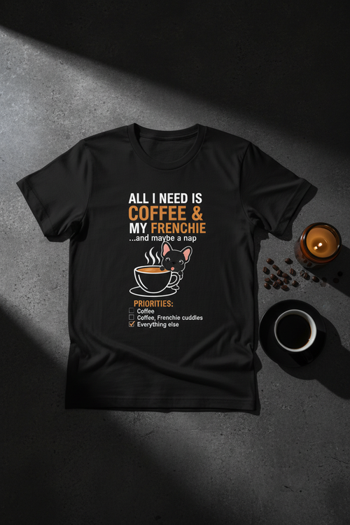 Coffee & Frenchie Flat Lay