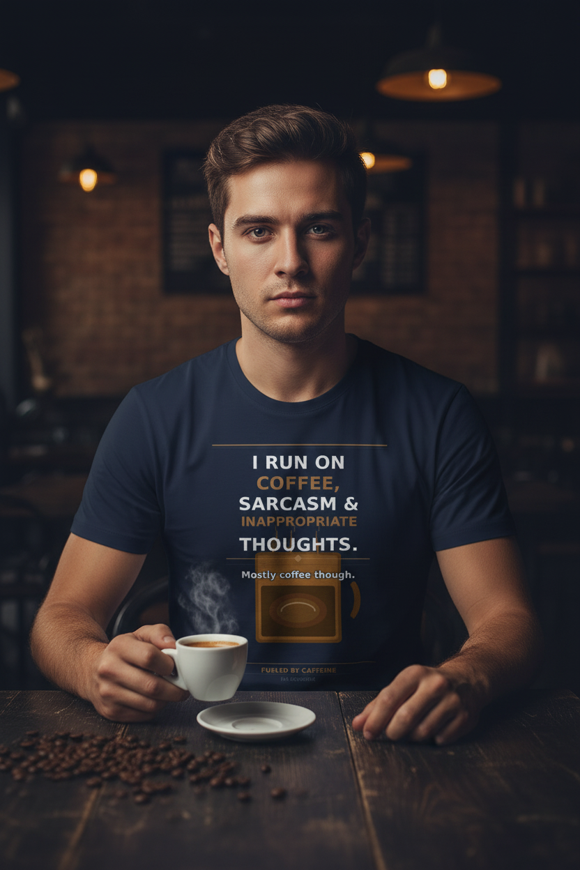 Coffee Sarcasm Navy Lifestyle