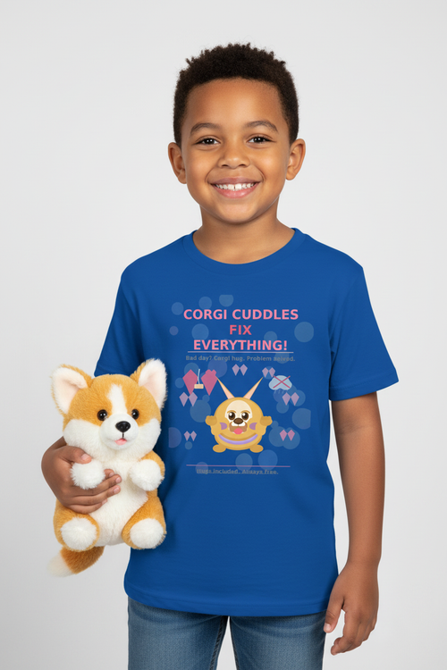 Corgi Cuddles Fix Everything True Royal Clear