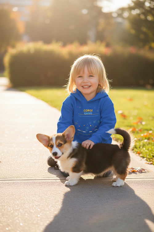 Corgi Gang Royal Blue