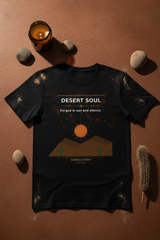Desert Soul Tee - Black Flat Lay