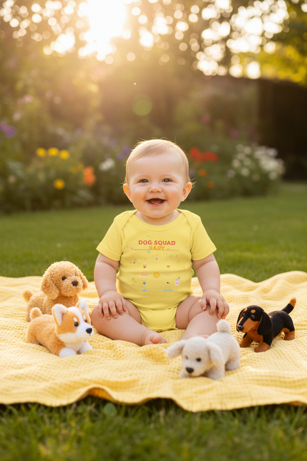 Dog Squad Baby Yellow