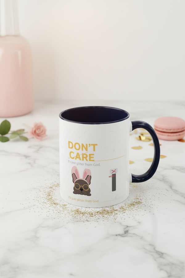 Don't Care Frenchie Mug