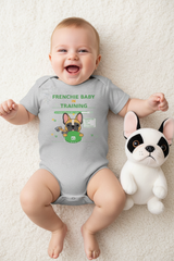 Frenchie Baby In Training Athletic Heather