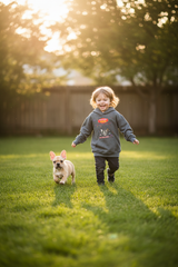 Frenchie Crew Dark Heather