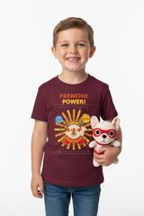 Frenchie Power Maroon