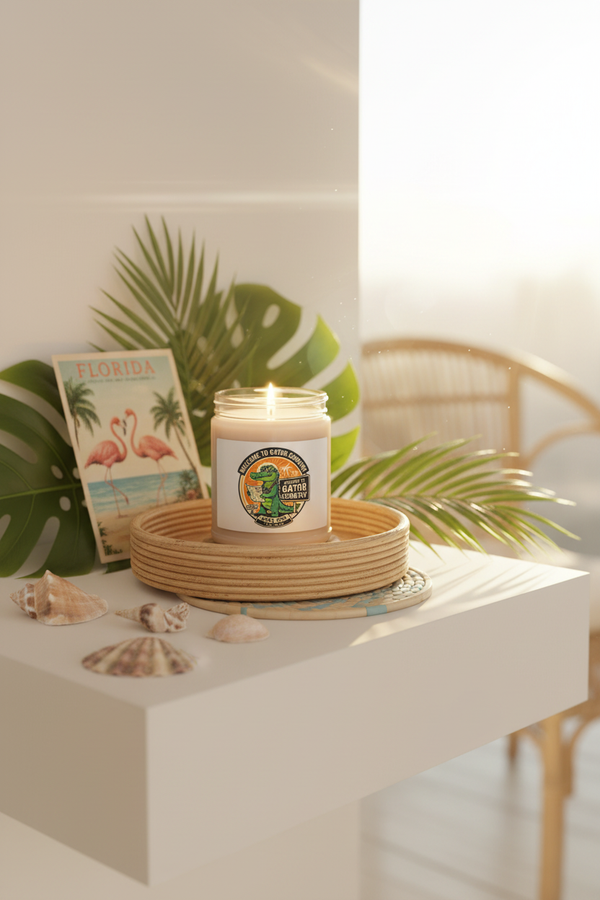 Gator Country Candle Styled 2