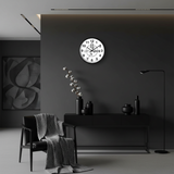 Let It Snow Clock Black