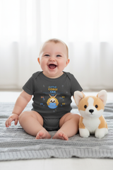 Little Corgi Fan Dark Grey