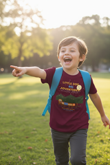 Little Dog Big Adventures Maroon