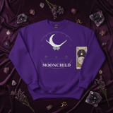Moonchild Purple Sweatshirt Flat-Lay