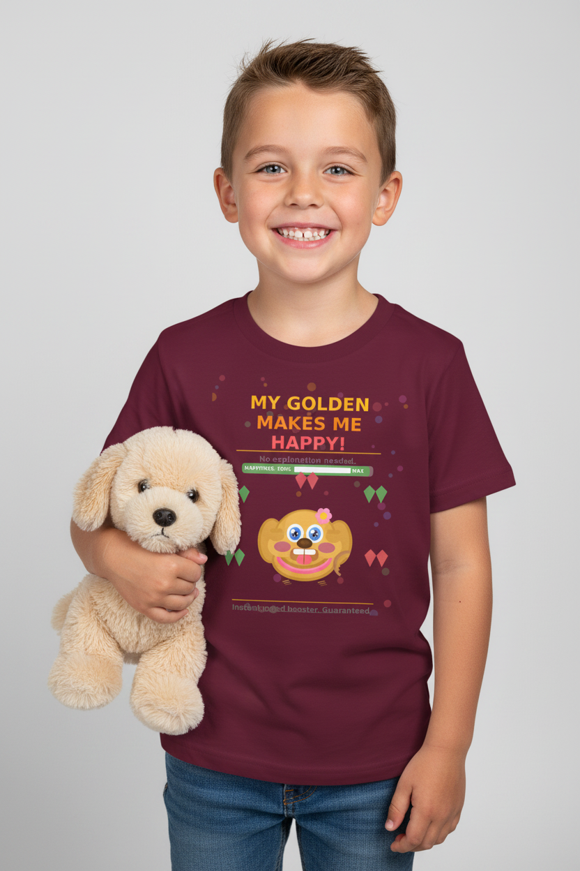 My Golden Makes Me Happy Maroon