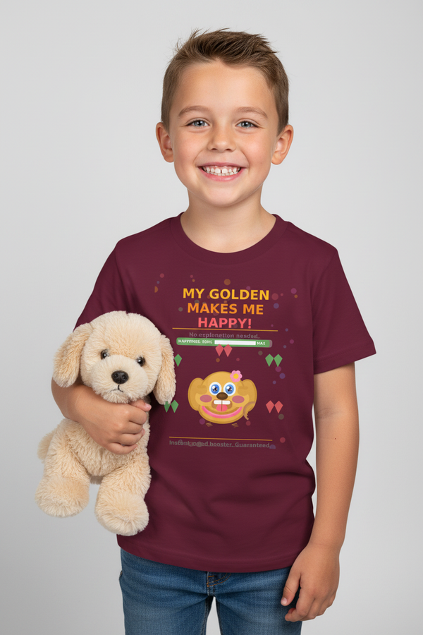 My Golden Makes Me Happy Maroon