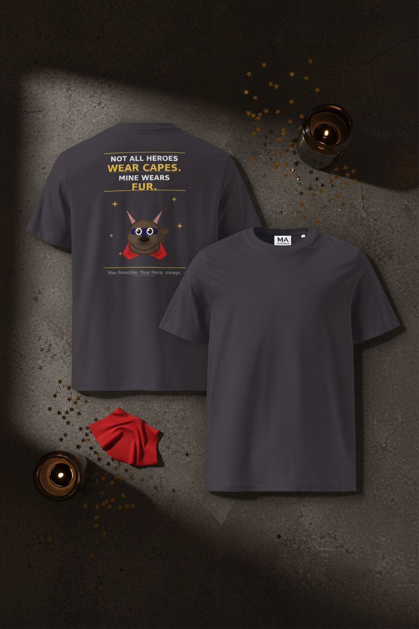 Not All Heroes - Anthracite Flat Lay