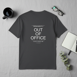 Out Of Office Charcoal Flat-Lay