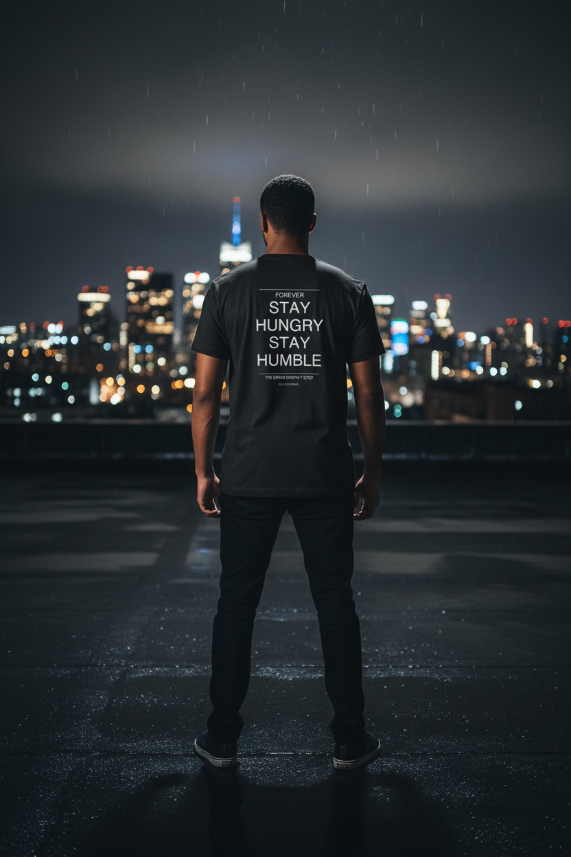 Stay Hungry Black Back