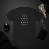Stay Hungry Black Flat-Lay