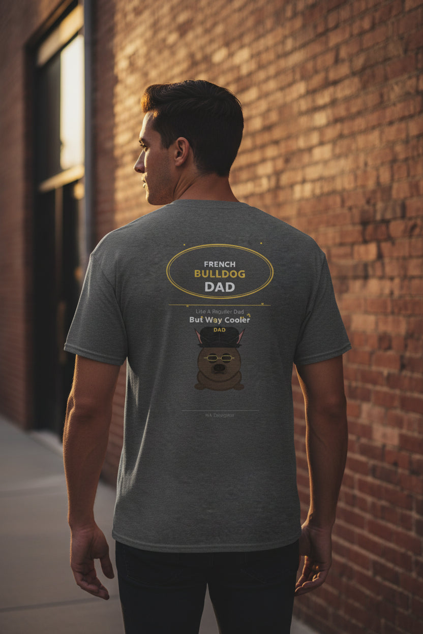 grey t-shirt with North Dakota graphic design on a white background