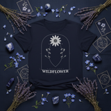 Wildflower Navy Flat-Lay